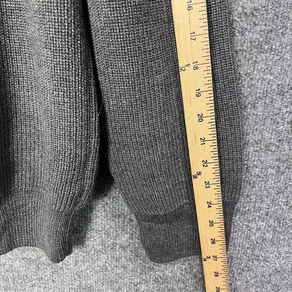 NWT $119  Nordstrom The Men Shop Sweater Mens Medium 1/4‎ Zip Pullover  WOOL - Picture 5 of 10